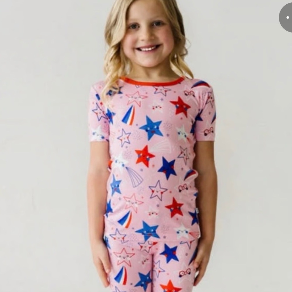 Little Sleepies Pink Star Pajama Set